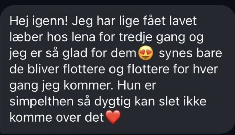 Positiv kundefeedback