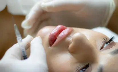 Fullface botox behandling i ansigtet